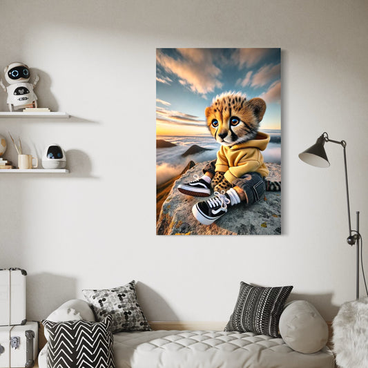 Cuadro decorativo canvas Cheetah 001