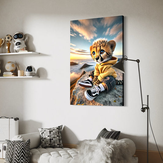 Cuadro decorativo canvas Cheetah 001