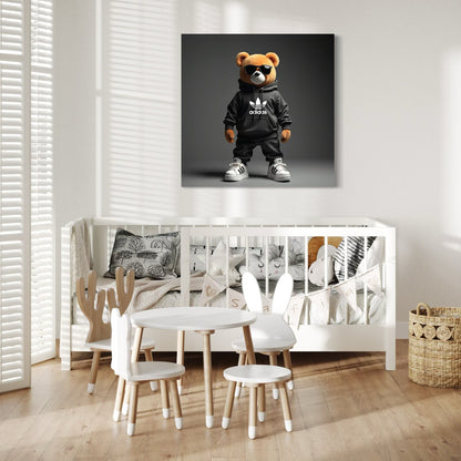 Cuadro decorativo canvas Oso 010