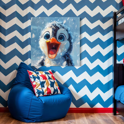 Cuadro decorativo canvas Pingüino 002