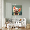 Cuadro decorativo canvas Cerdito 001