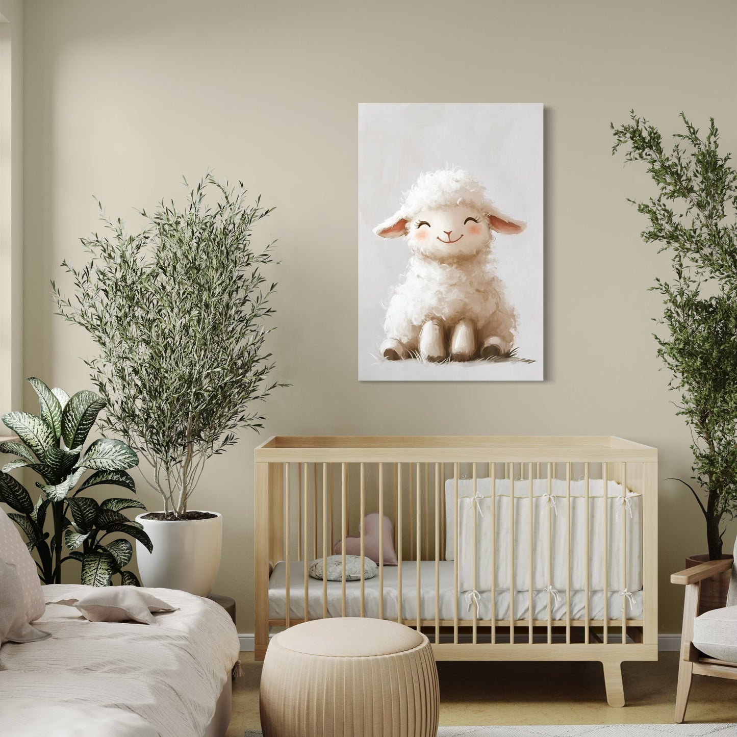 Cuadro decorativo canvas Borreguito 001