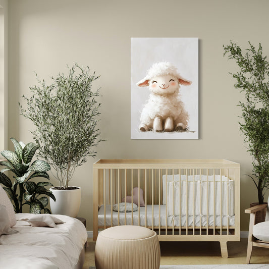 Cuadro decorativo canvas Borreguito 001