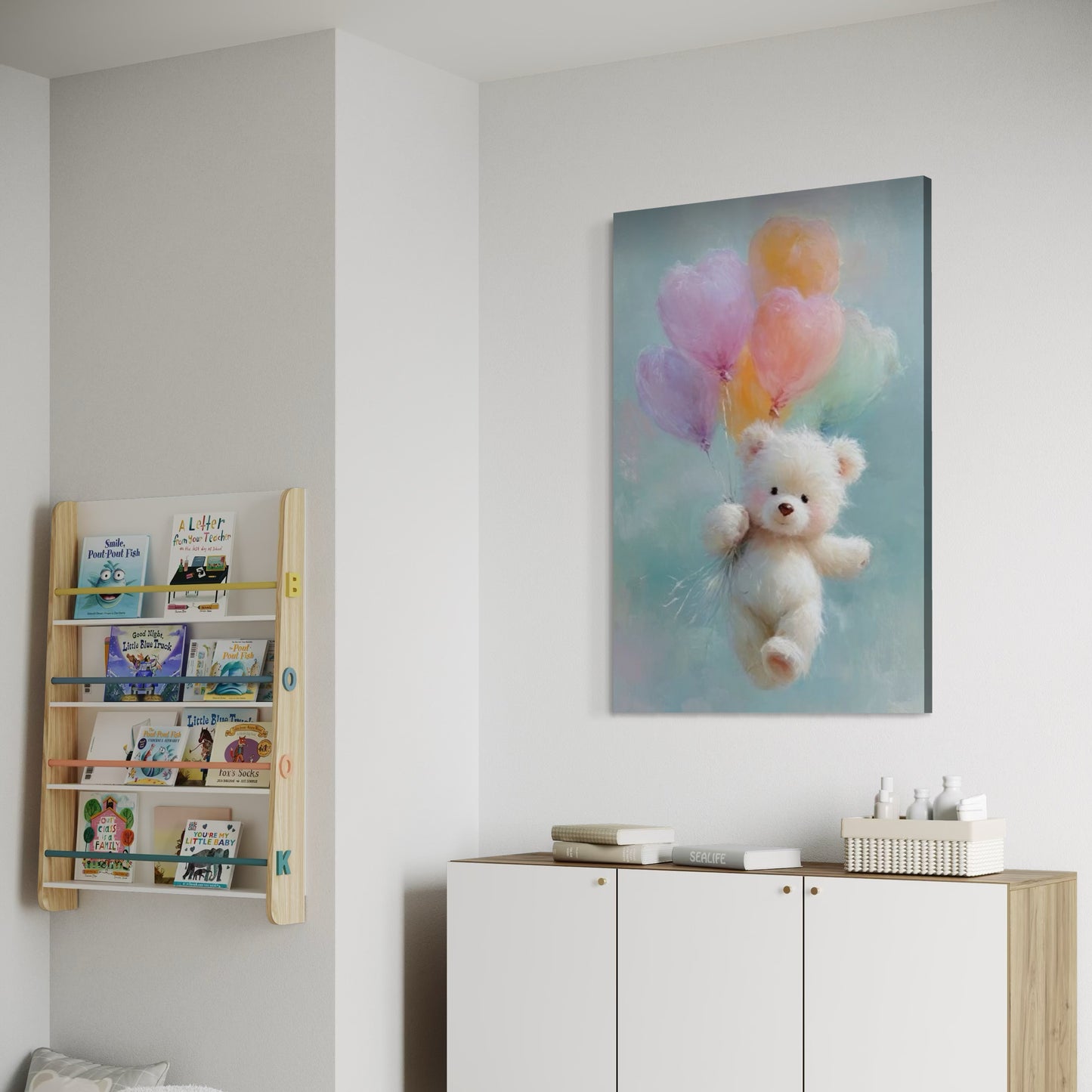 Cuadro decorativo canvas Oso 011