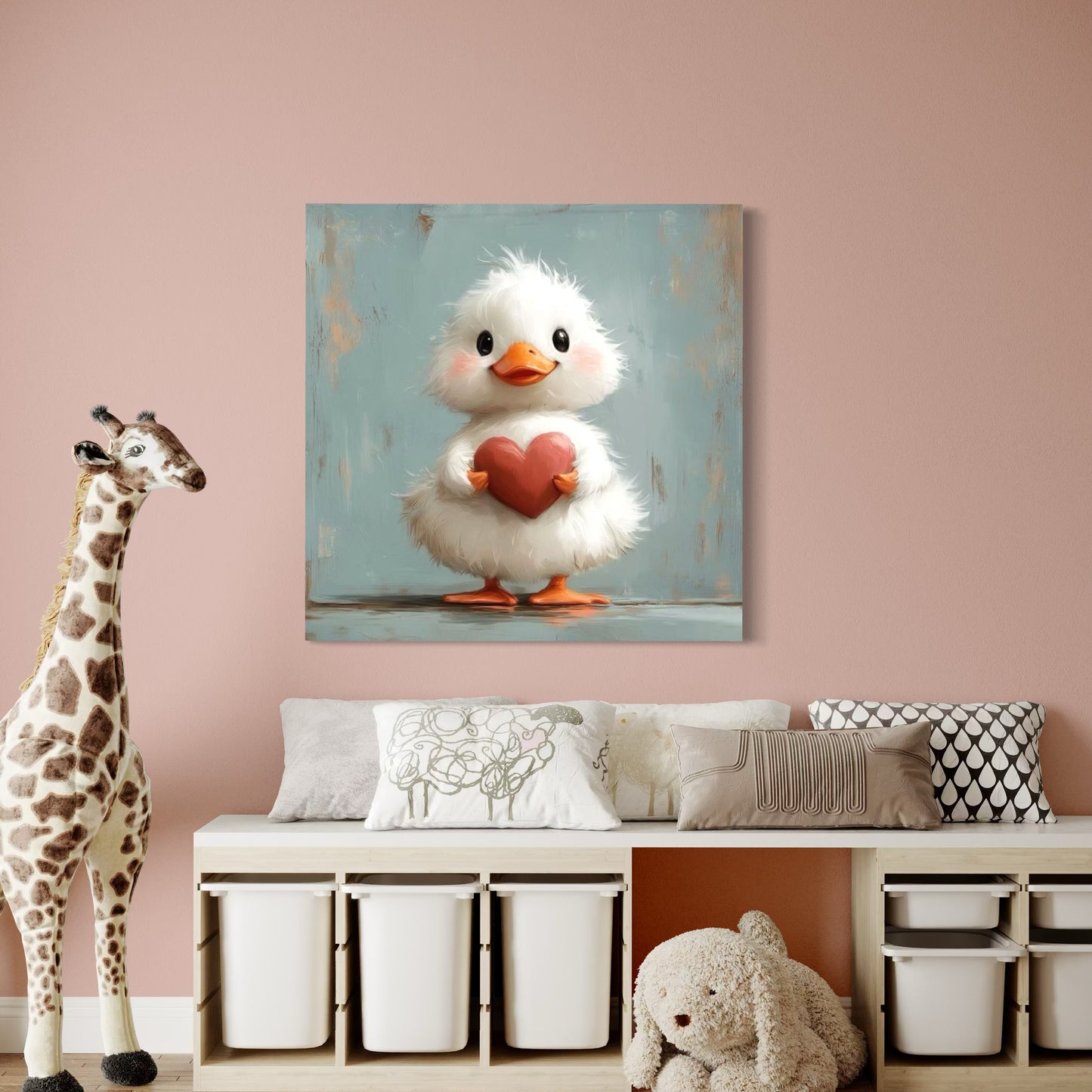 Cuadro decorativo canvas Pato 002