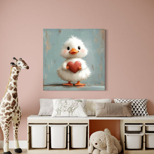 Cuadro decorativo canvas Pato 002