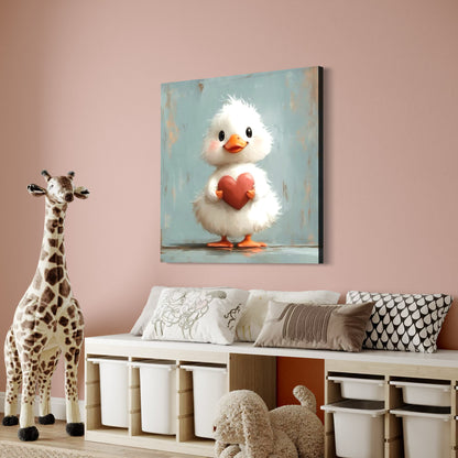 Cuadro decorativo canvas Pato 002