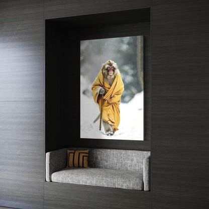 Cuadro decorativo canvas Mono Peregrino