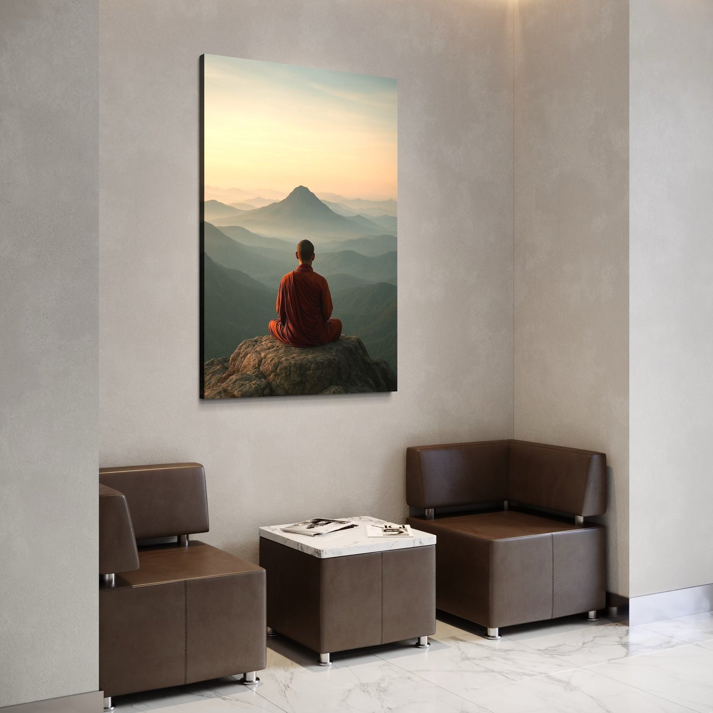 Cuadro decorativo canvas Meditación 007