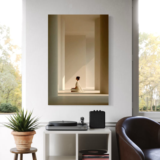 Cuadro decorativo canvas Meditación 009