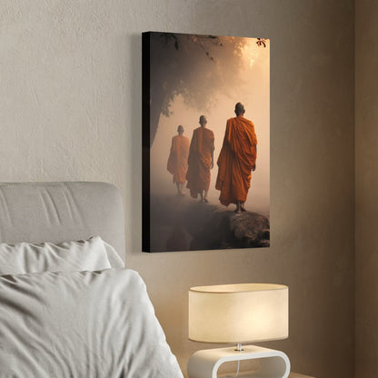 Cuadro decorativo canvas El camino del Monje 003