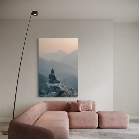 Cuadro decorativo canvas Buda 021