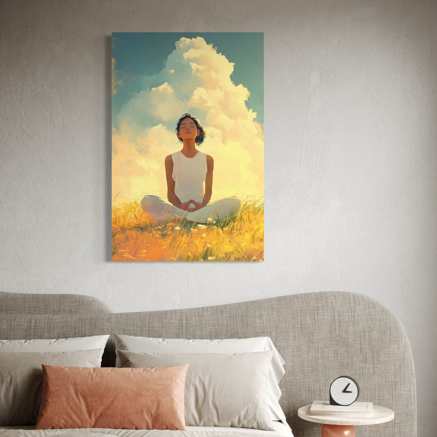 Cuadro decorativo canvas Meditación 010