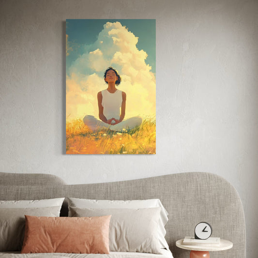 Cuadro decorativo canvas Meditación 010