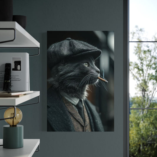 Cuadro decorativo canvas Gato 012