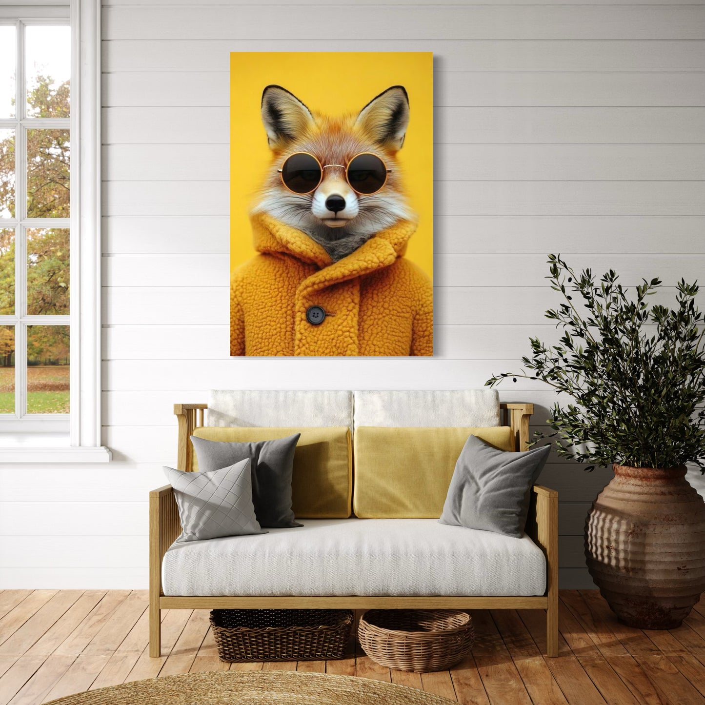 Cuadro decorativo canvas Zorro 005