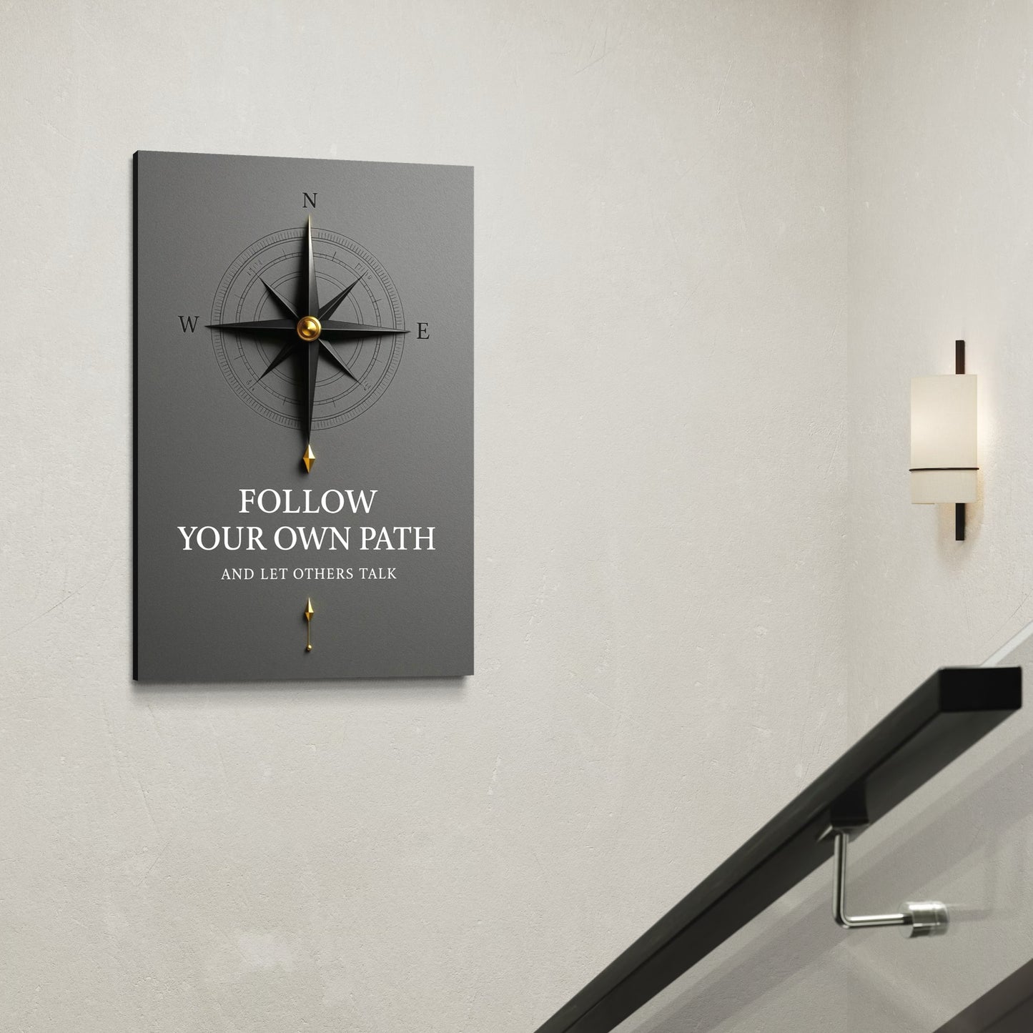 Cuadro decorativo canvas Follow Your Own Path