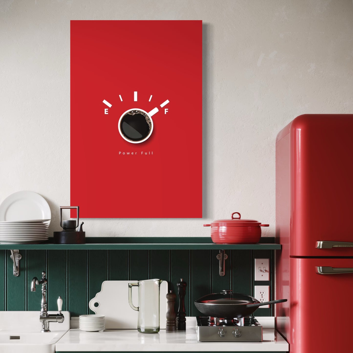 Cuadro decorativo canvas Power Full