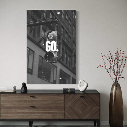 Cuadro decorativo canvas GO.