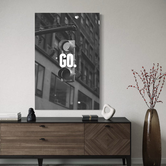 Cuadro decorativo canvas GO.