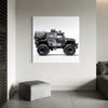 Cuadro decorativo canvas Camioneta 4x4