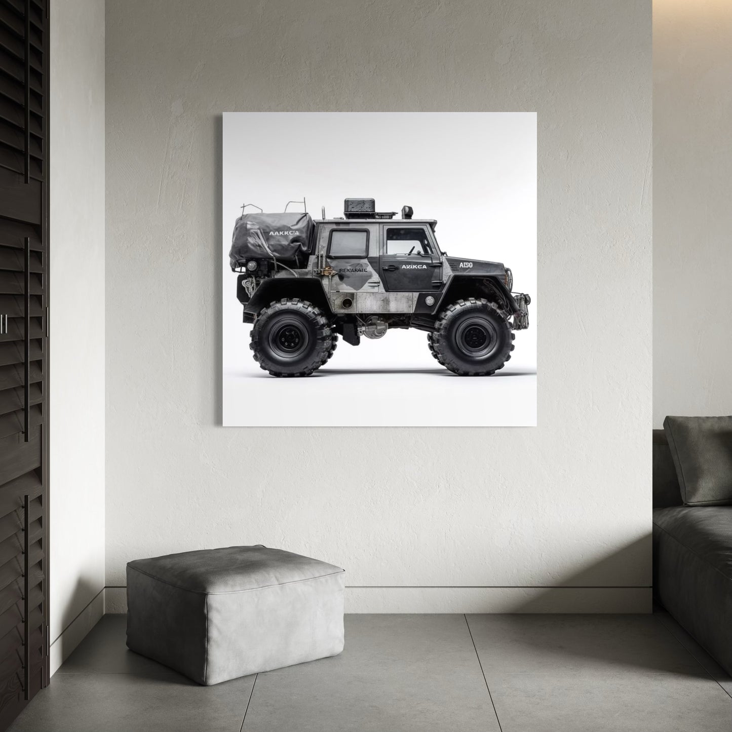 Cuadro decorativo canvas Camioneta 4x4