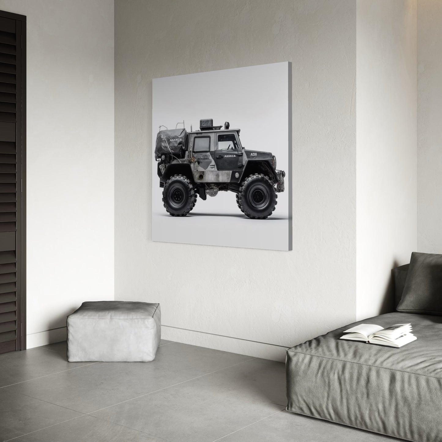 Cuadro decorativo canvas Camioneta 4x4