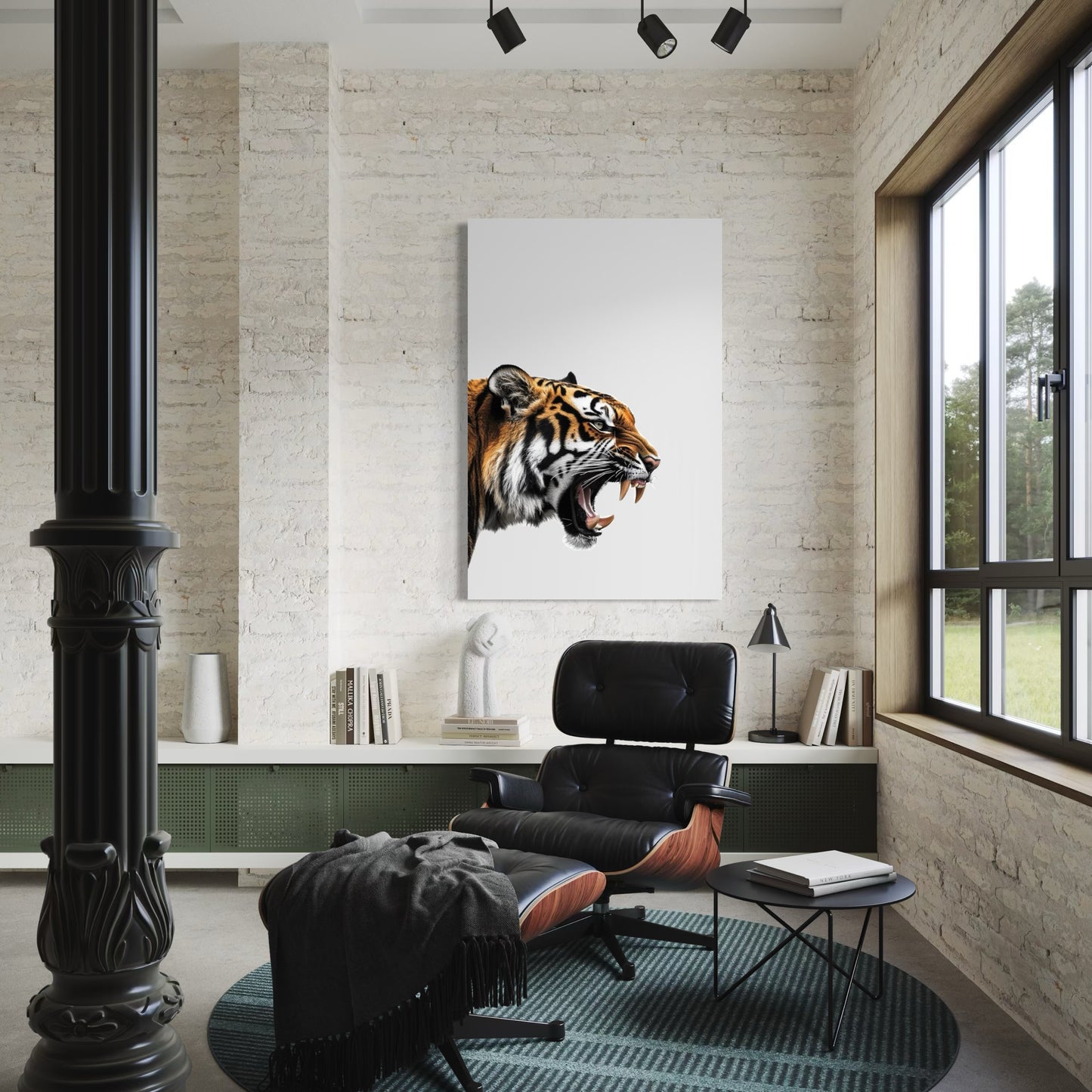 Cuadro decorativo canvas Tigre 007