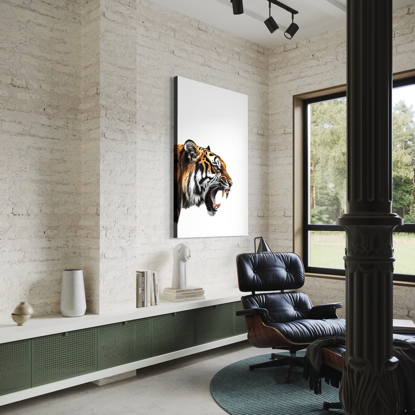 Cuadro decorativo canvas Tigre 007