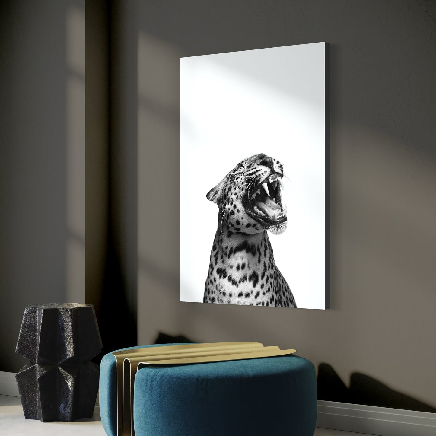 Cuadro decorativo canvas Jaguar 008