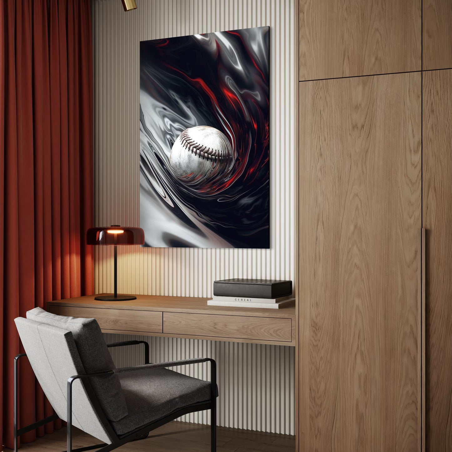 Cuadro decorativo canvas Pelota de Baseball