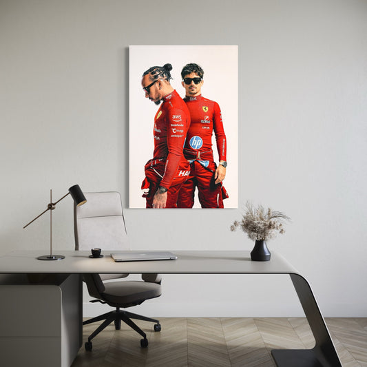 Cuadro decorativo canvas Ferrari Team