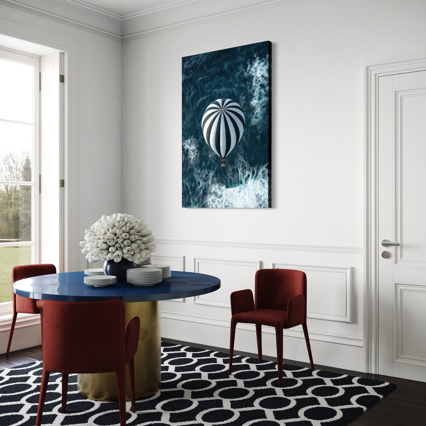 Cuadro decorativo canvas Globo Aerostático 002