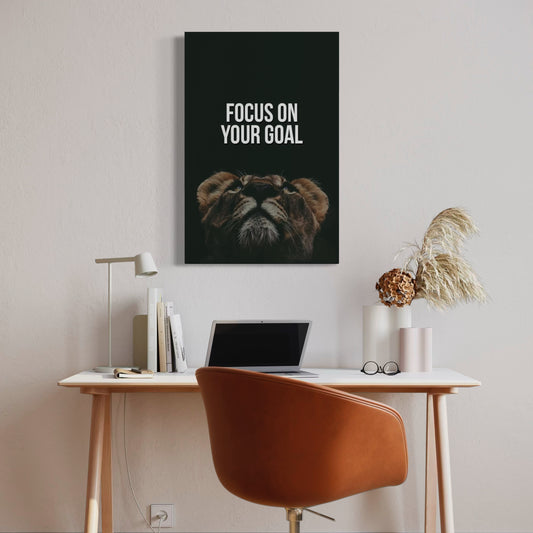 Cuadro decorativo canvas Focus on your goal