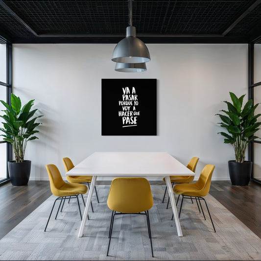 Cuadro decorativo canvas Va a pasar