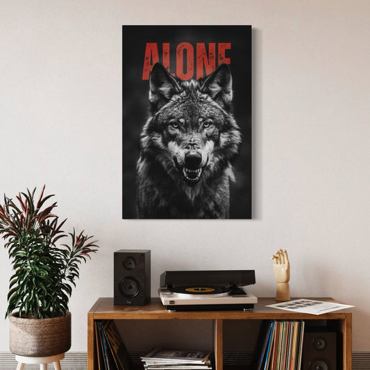 Cuadro decorativo canvas Alone