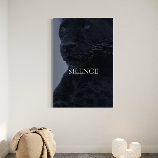 Cuadro decorativo canvas Silence