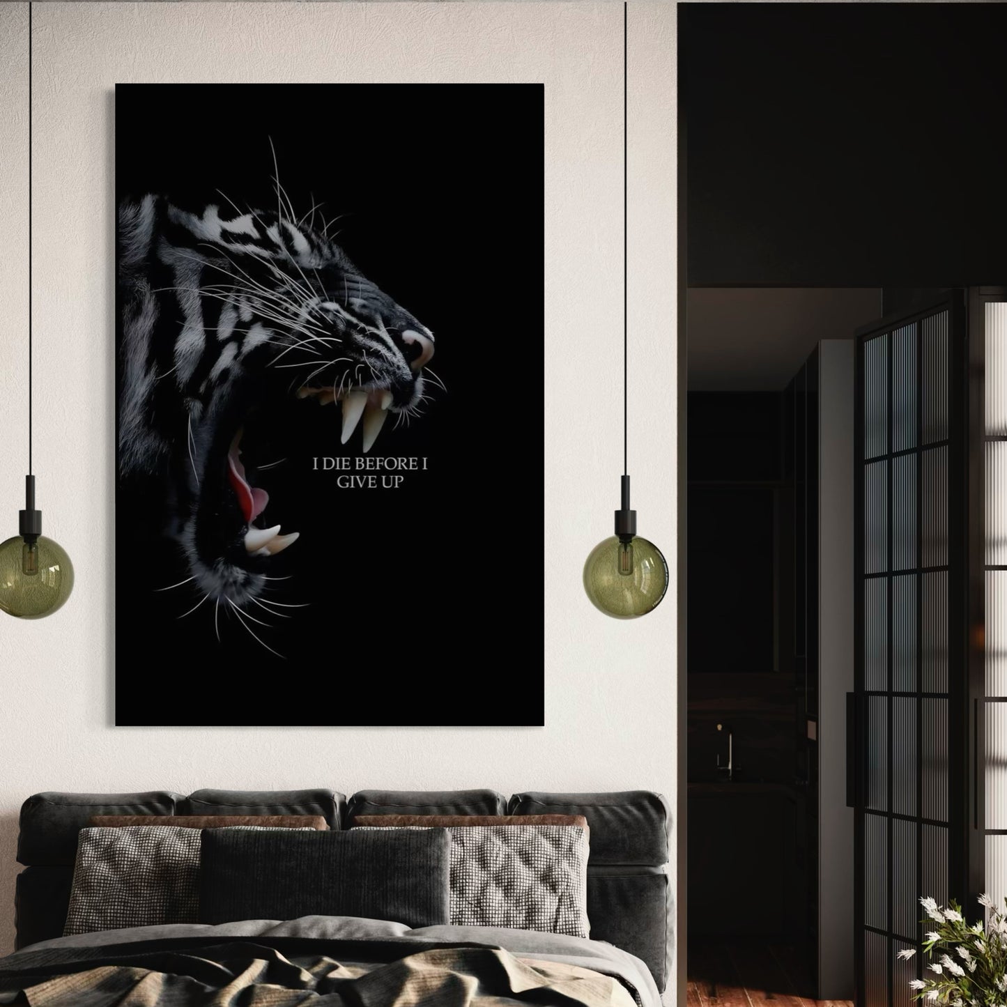 Cuadro decorativo canvas I die before I give up