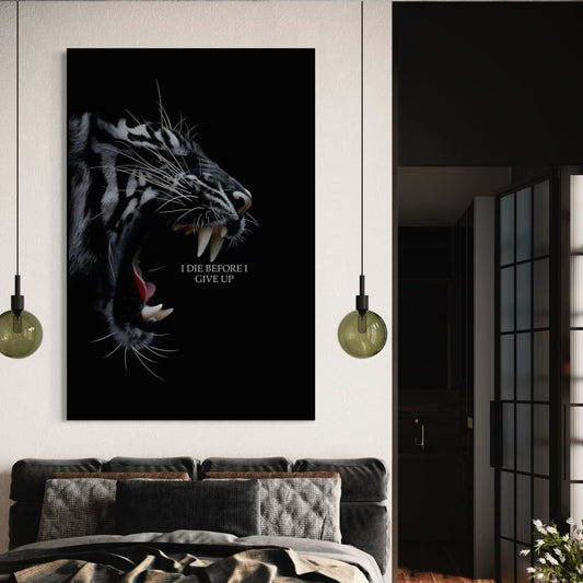 Cuadro decorativo canvas I die before I give up