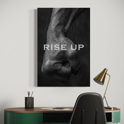 Cuadro decorativo canvas Rise up