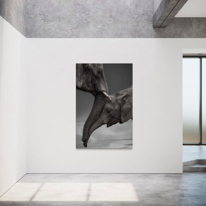 Cuadro decorativo canvas Elefantes 011