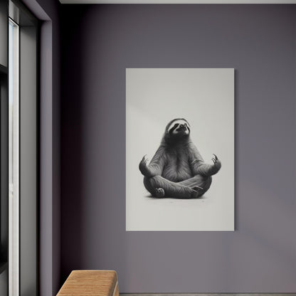 Cuadro decorativo canvas Oso perezoso