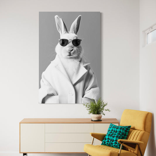 Cuadro decorativo canvas Conejo 008