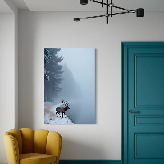 Cuadro decorativo canvas Alce 002