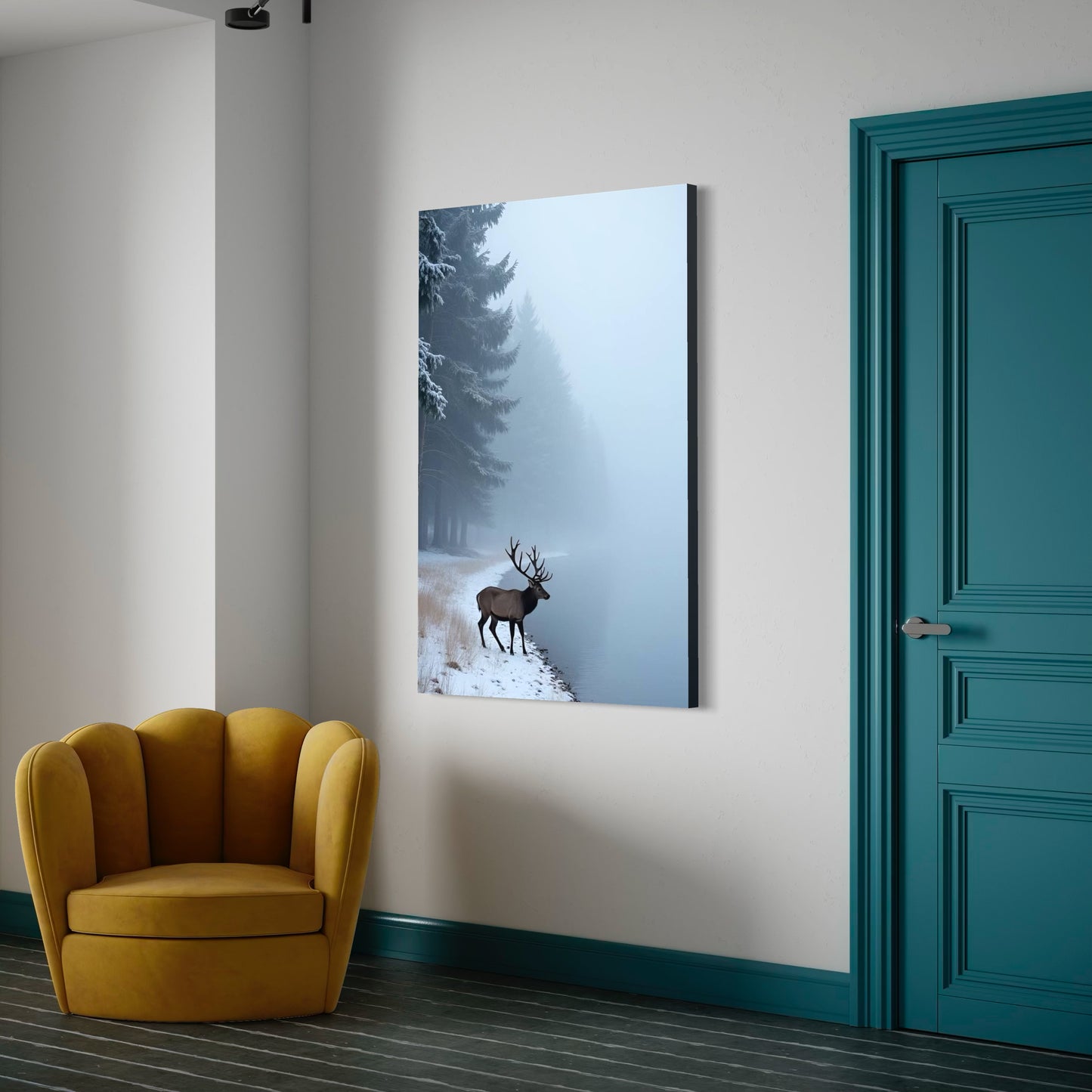 Cuadro decorativo canvas Alce 002