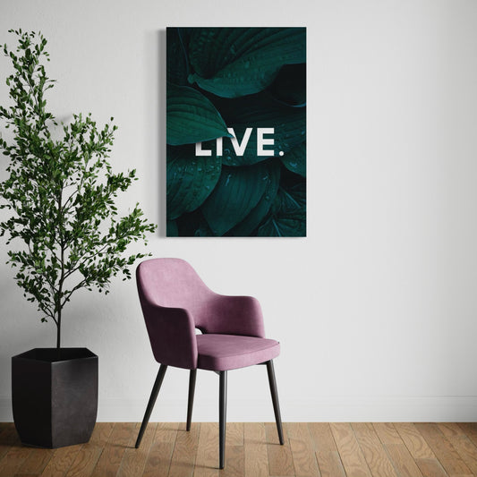 Cuadro decorativo canvas Live