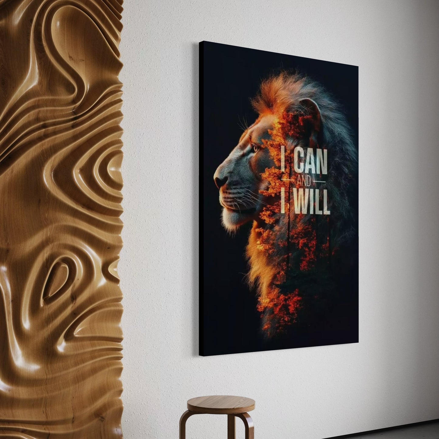 Cuadro decorativo canvas I can and I will