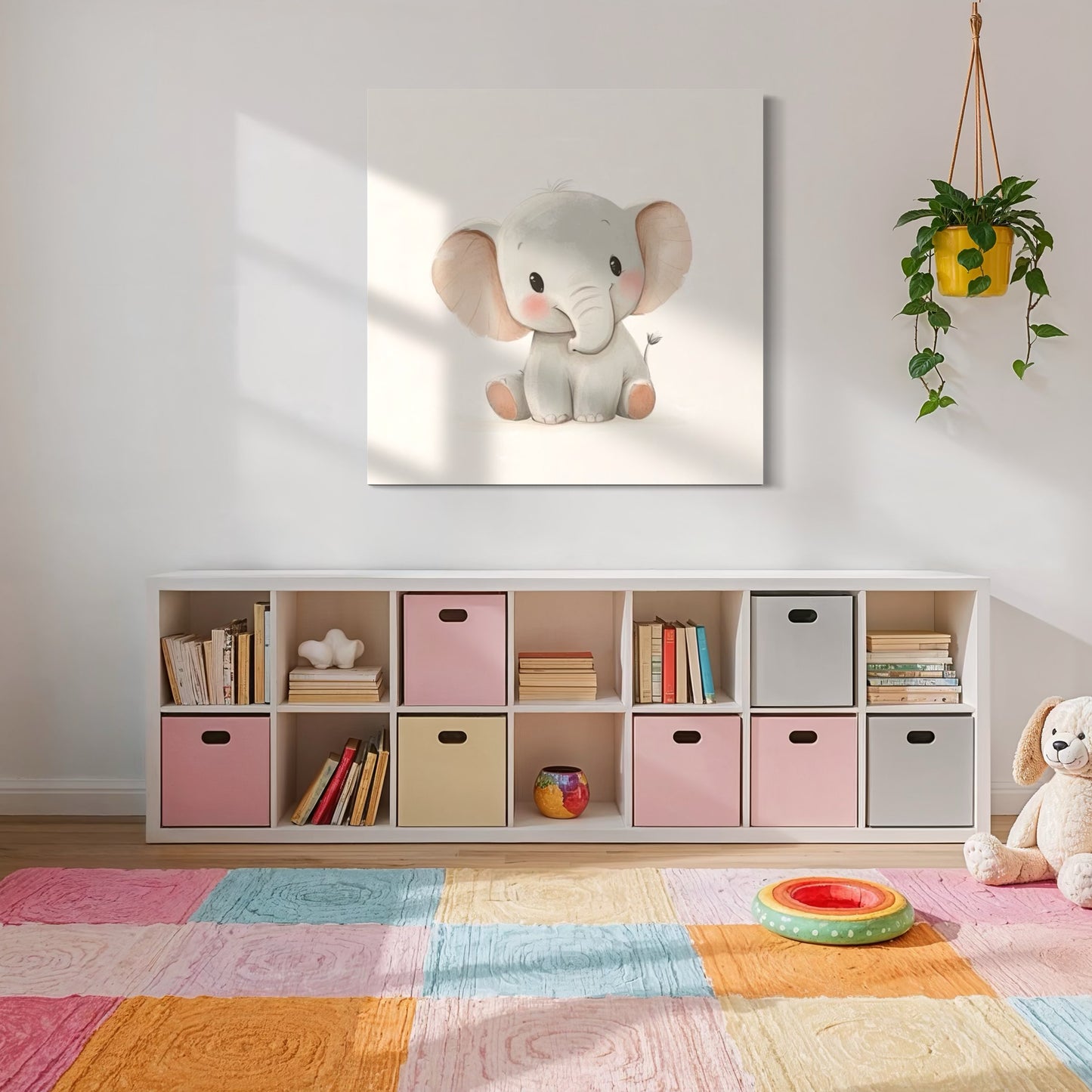 Cuadro decorativo canvas Elefante 012