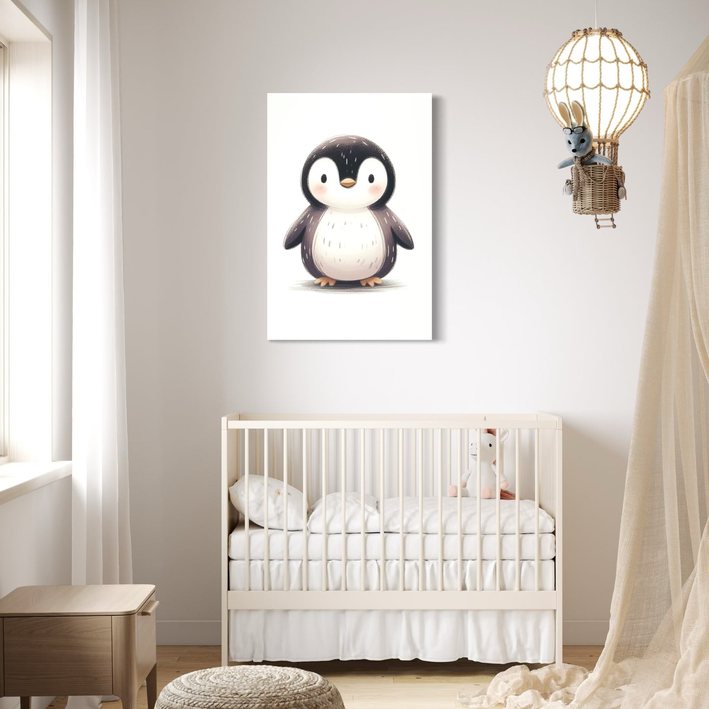 Cuadro decorativo canvas Pingüino 003