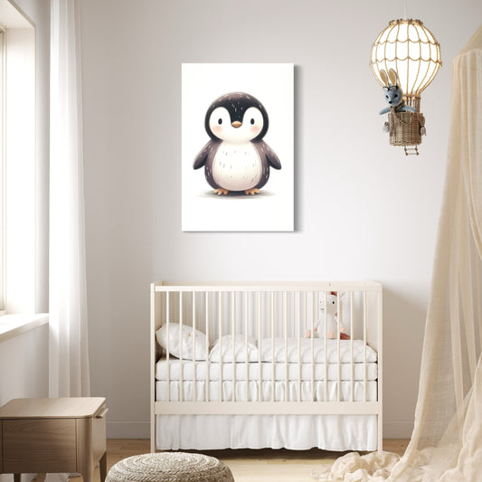 Cuadro decorativo canvas Pingüino 003